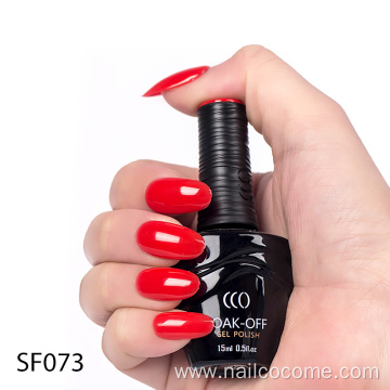 CCO brand High Quality 120 colors Private label rich pigment soak off uv gel nail polish Wholesale for Nail Art salon